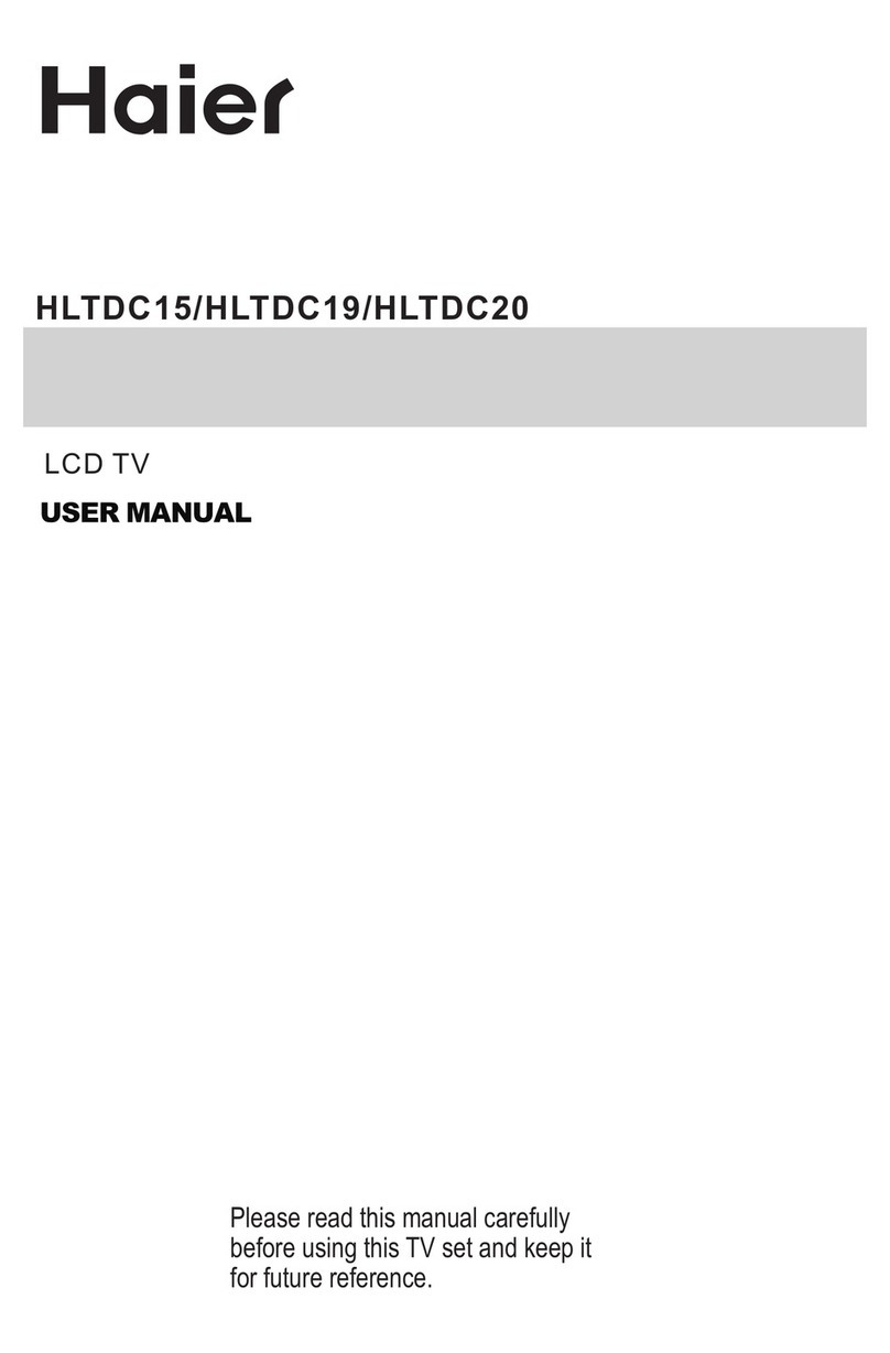 Haier HLTDC15 - 15" LCD TV User manual Haier HLTDC15 - 15" LCD TV User manual