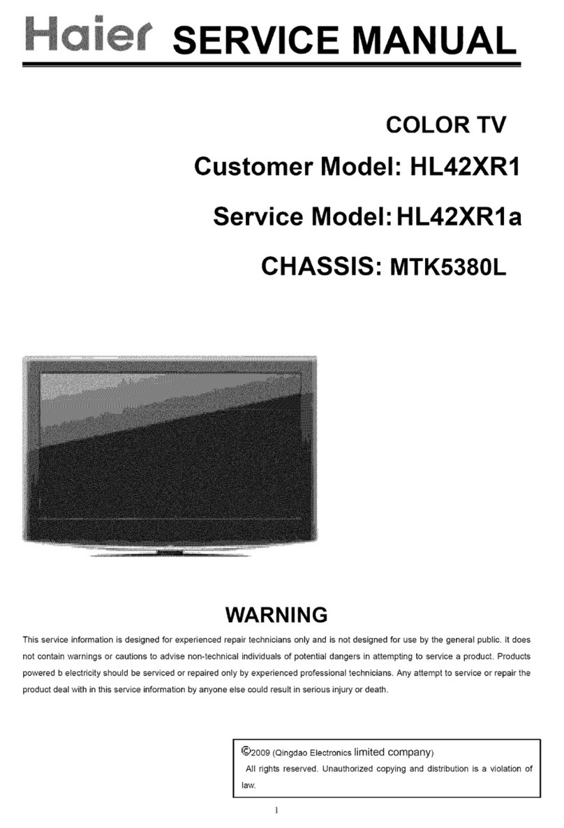Haier HL42XR1 - 42" LCD TV User manual