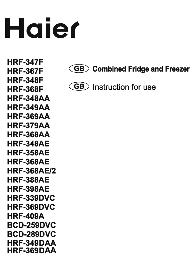 Haier HRF-347F User manual