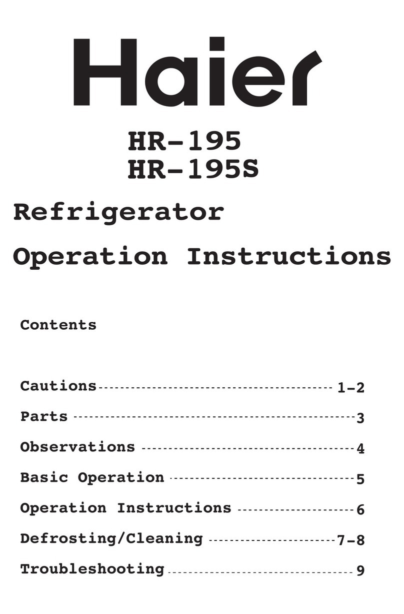 Haier HR-195 Operation instructions