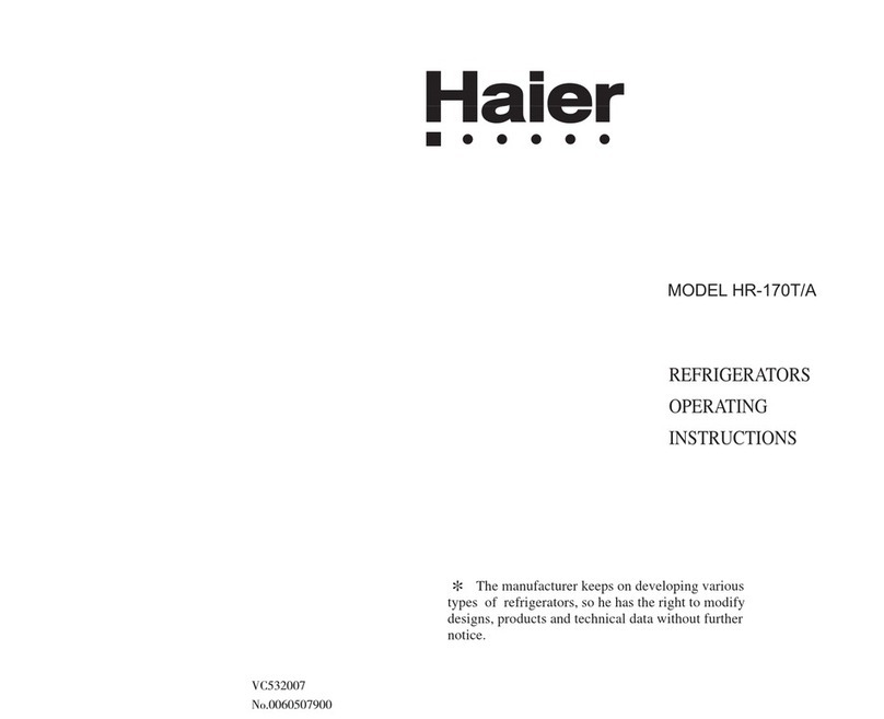 Haier HR-170T/A operating instructions