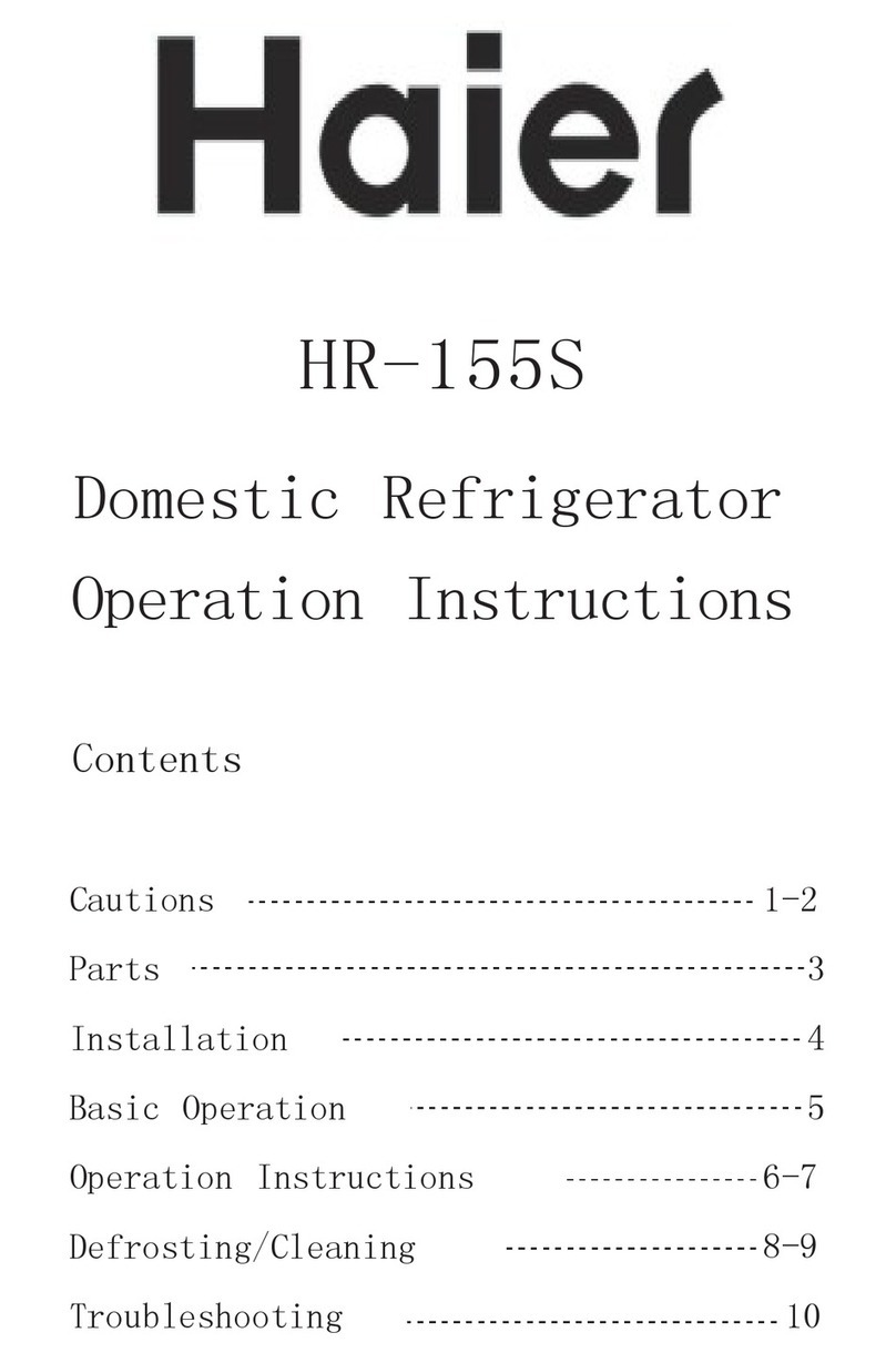 Haier HR-155S Operation instructions