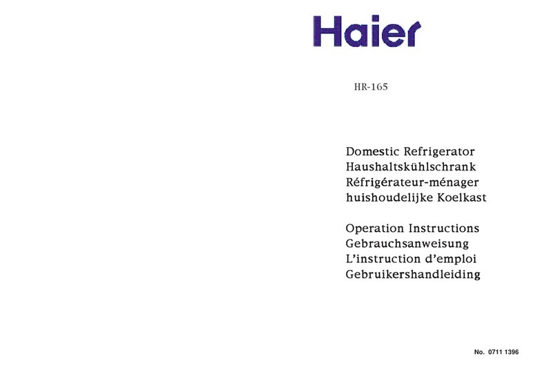 Haier HR-165 User manual Haier HR-165 User manual
