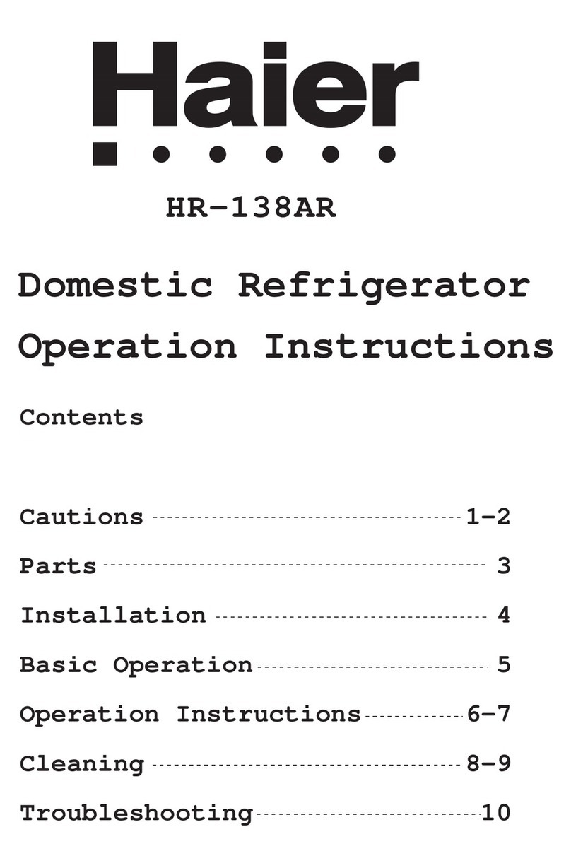 Haier HR-138AR User manual Haier HR-138AR User manual