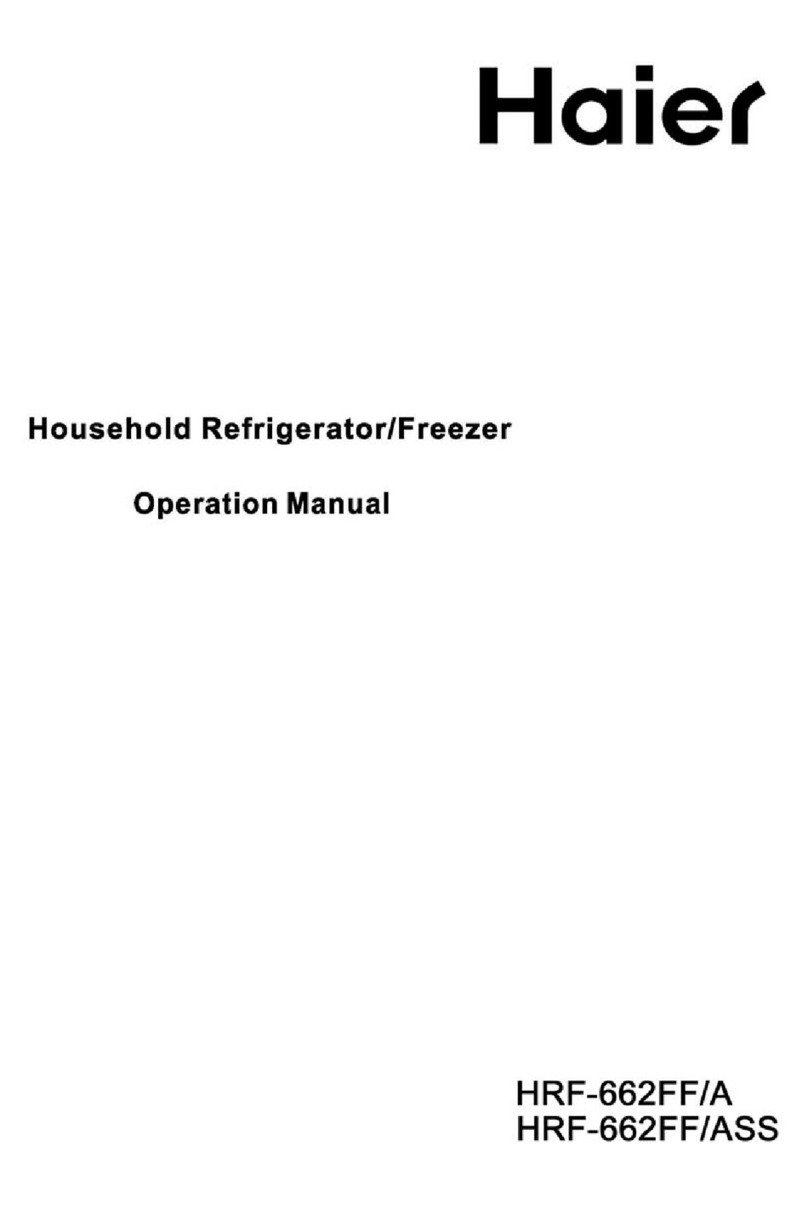 Haier HRF-662FF/A User manual Haier HRF-662FF/A User manual