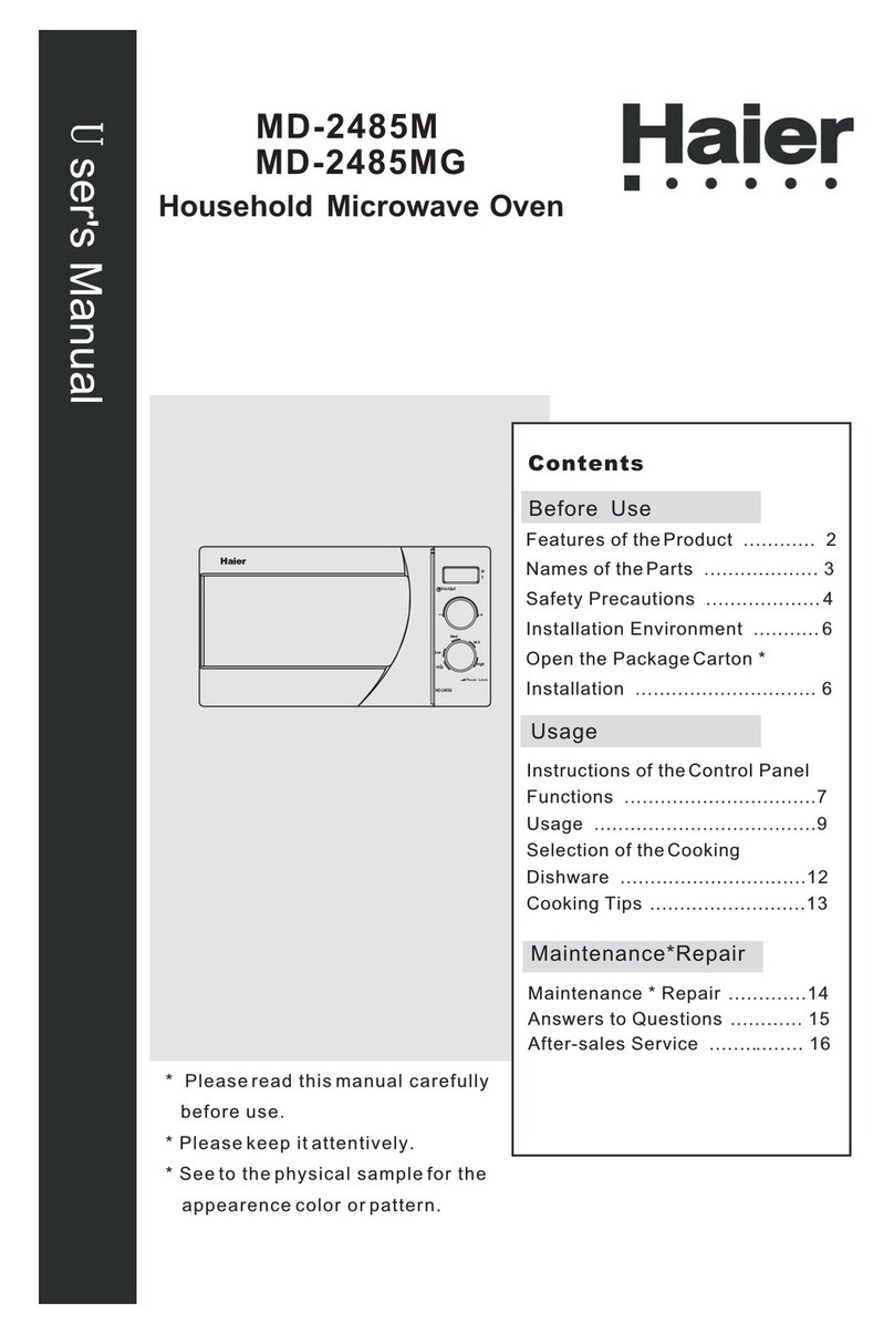 Haier MD-2485M user manual