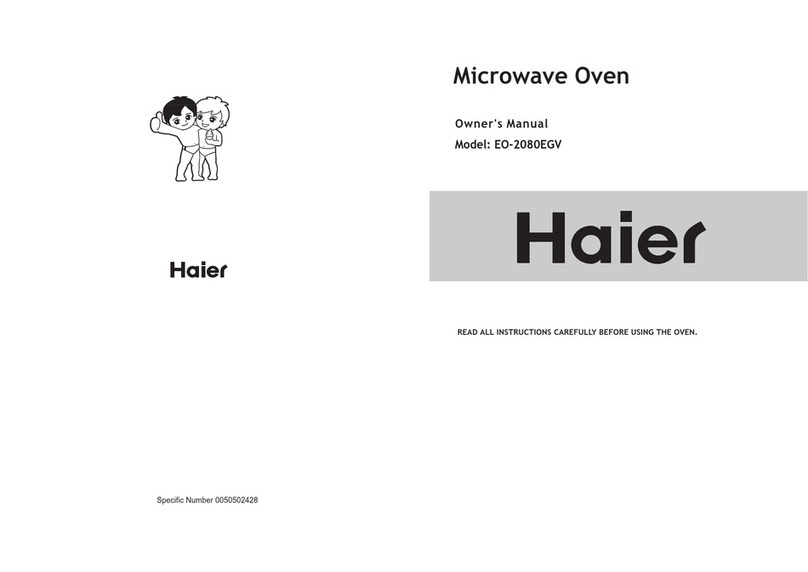 Haier EO-2080EGV owner's manual