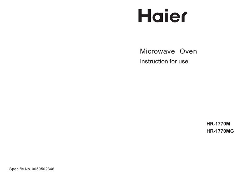 Haier HR-1770M User manual Haier HR-1770M User manual