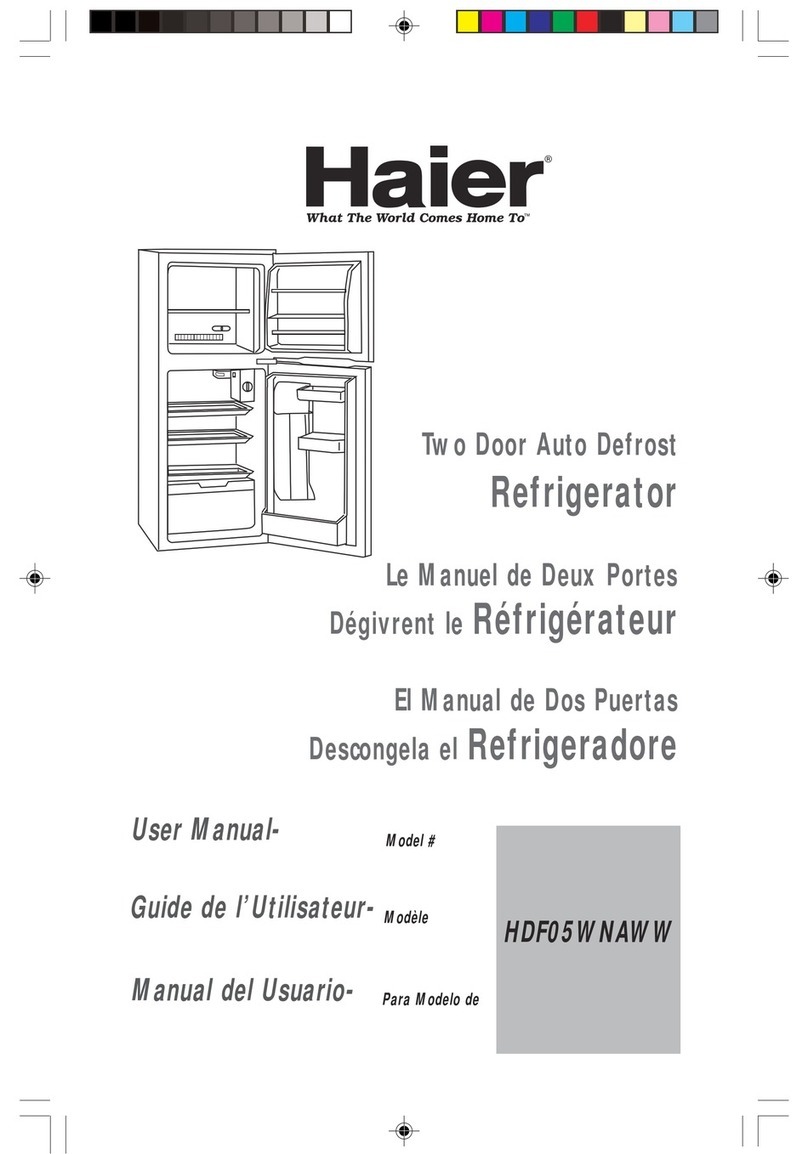 Haier HDF05WNAWW User manual
