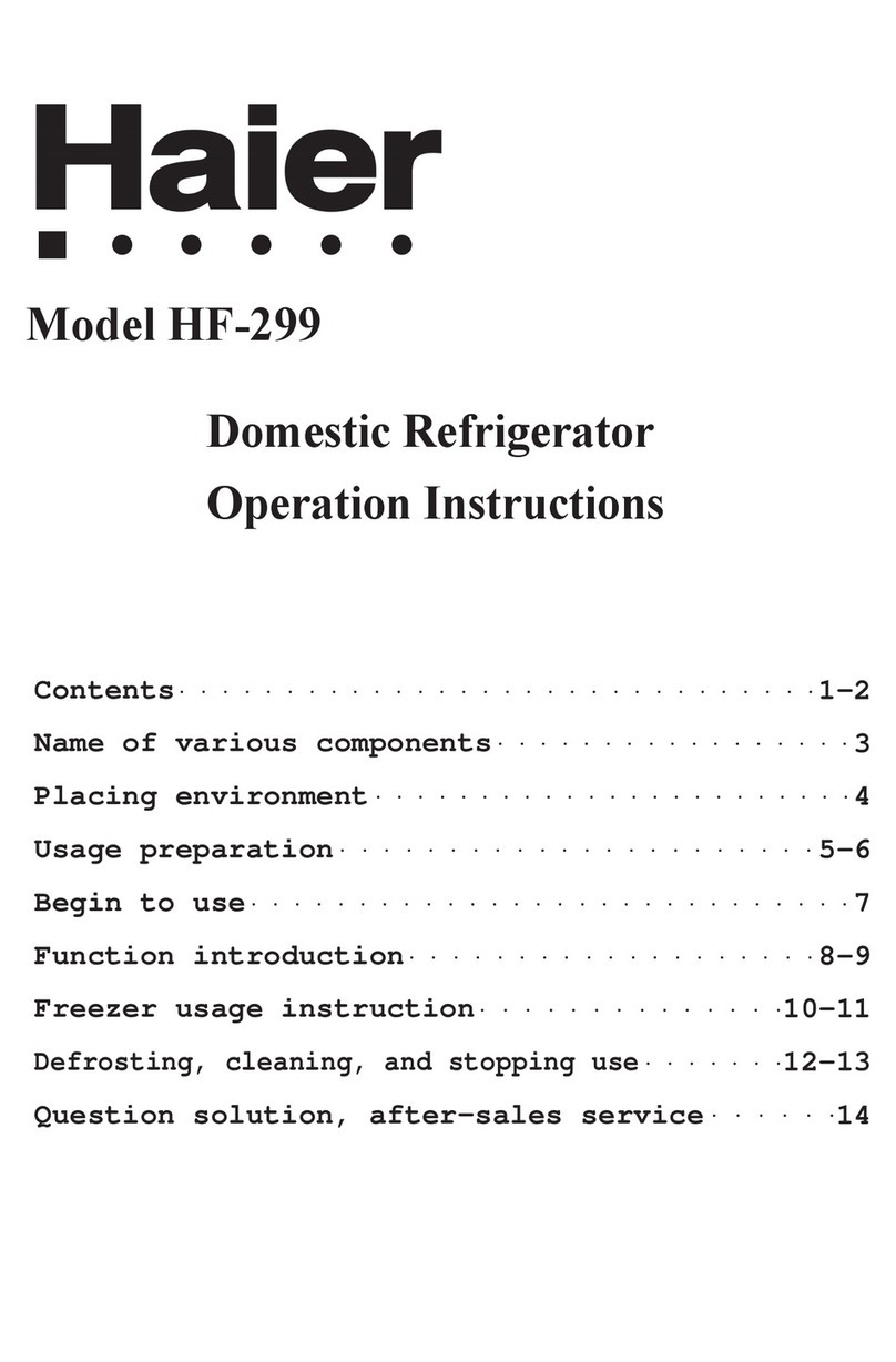 Haier HF-299 User manual