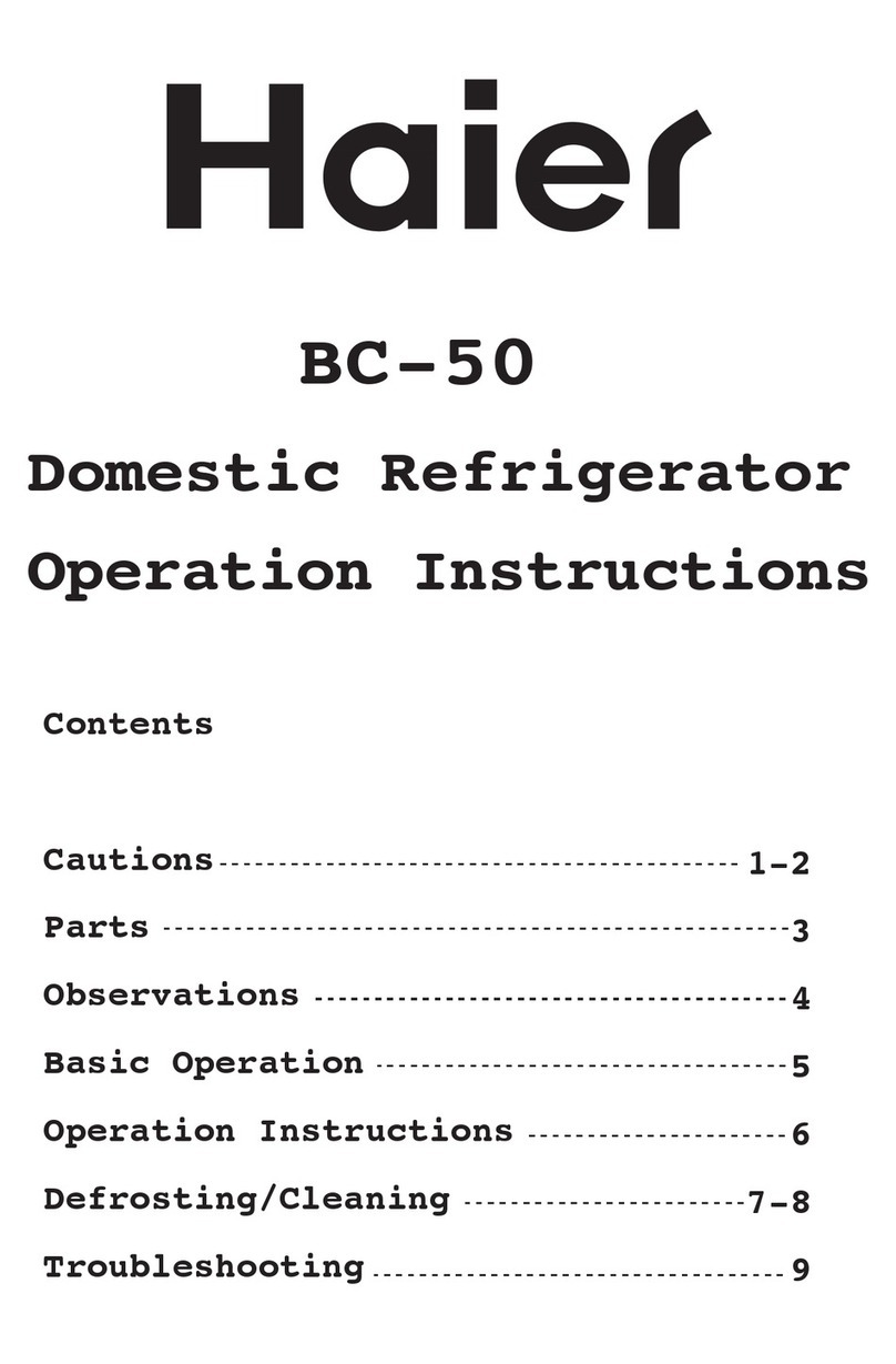 Haier BC-50 Operation instructions