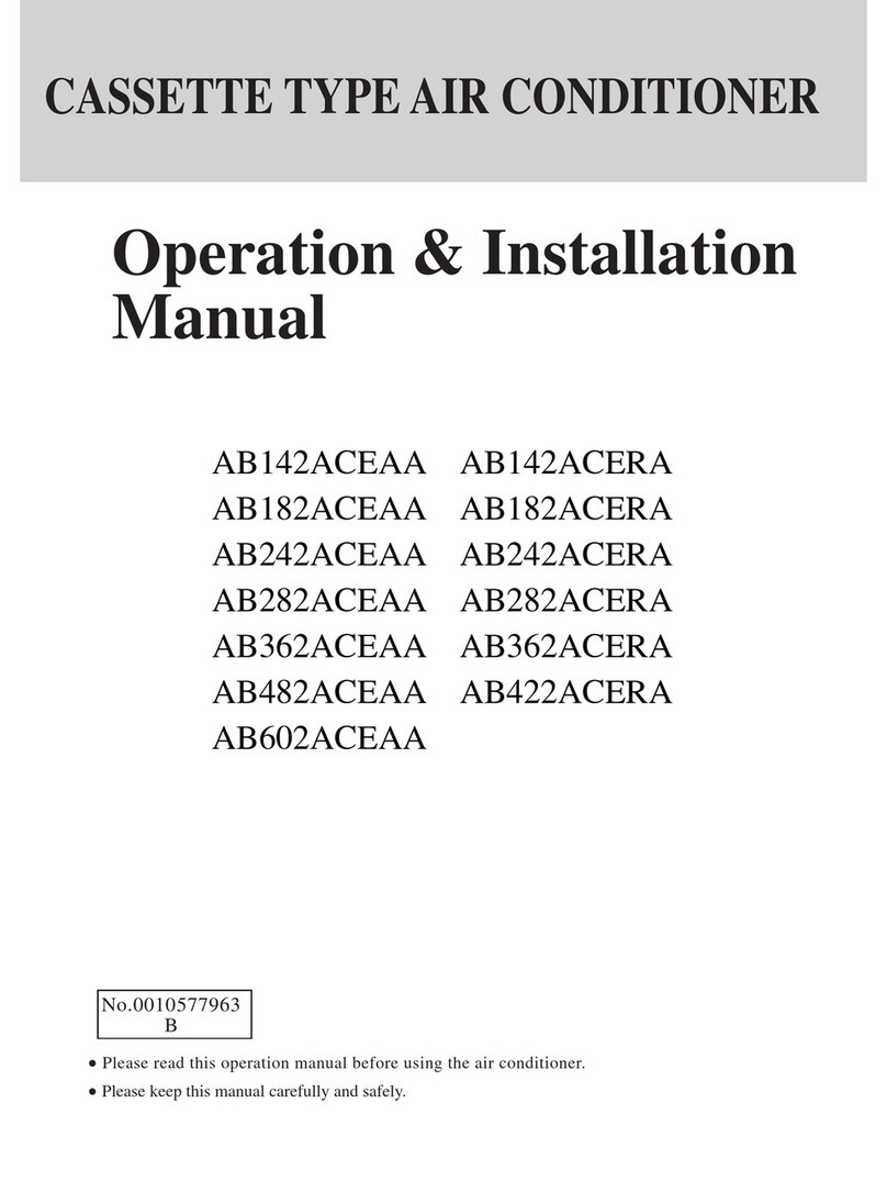 Haier AB142ACEAA Operation and installation manual Haier AB142ACEAA Operation and installation manual