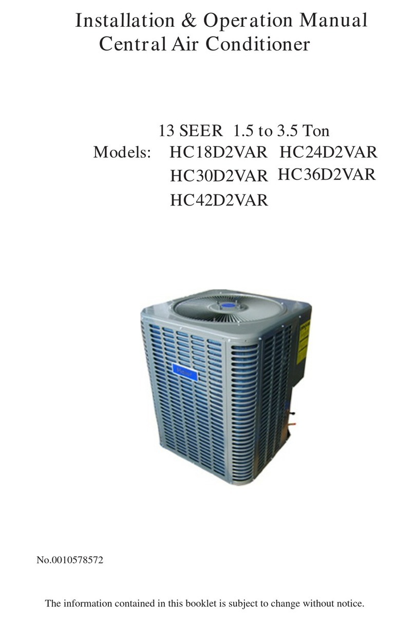 Haier HC18D2VAR User manual