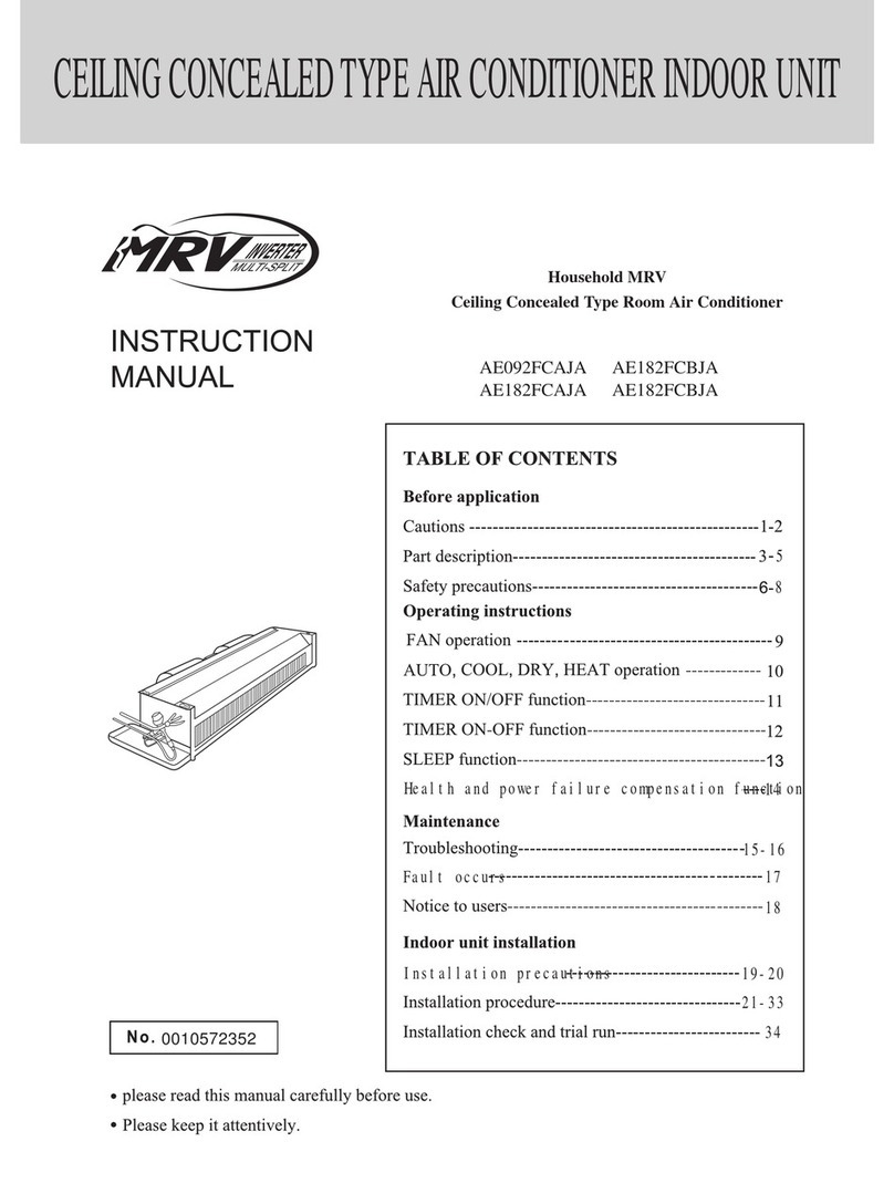 Haier AE092FCAJA, AE182FCAJA User manual