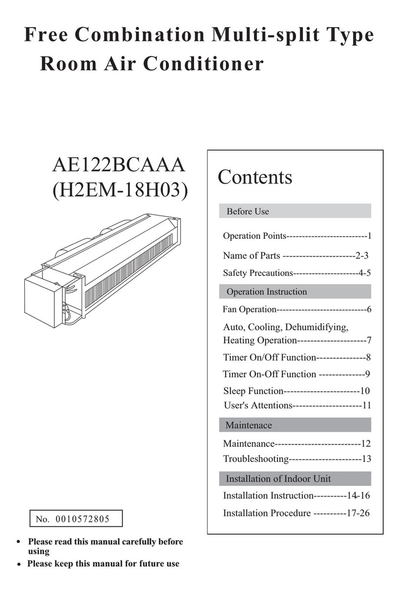 Haier AE122BCAAA Technical manual Haier AE122BCAAA Technical manual