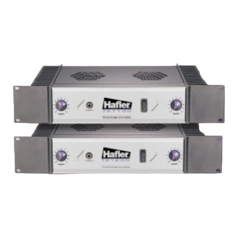 Hafler TA1600 User manual