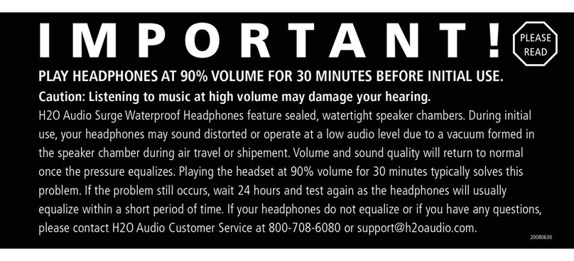 H2O Audio 20081201 User manual H2O Audio 20081201 User manual