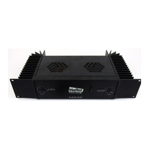 Hafler TransNova P3000 Owner's manual