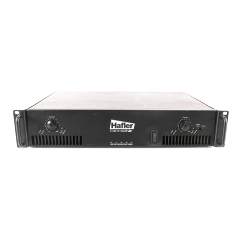 Hafler Trans Nova P7000 Owner's manual