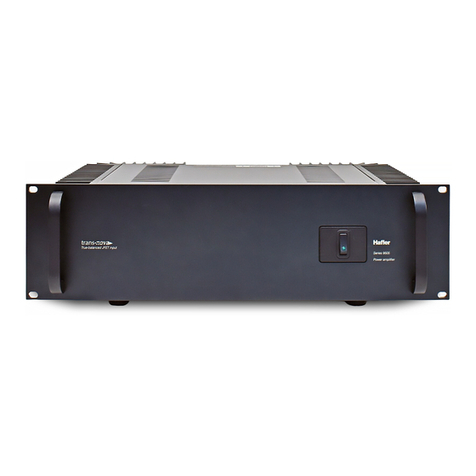 Hafler 9303 Installation and operation