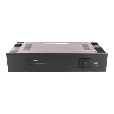 Hafler 9130 series User manual
