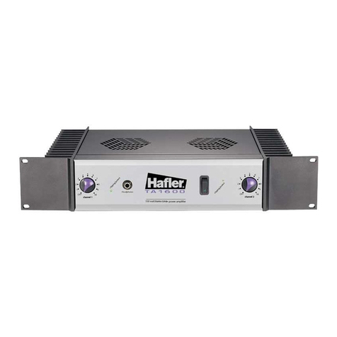 Hafler 1600 User manual