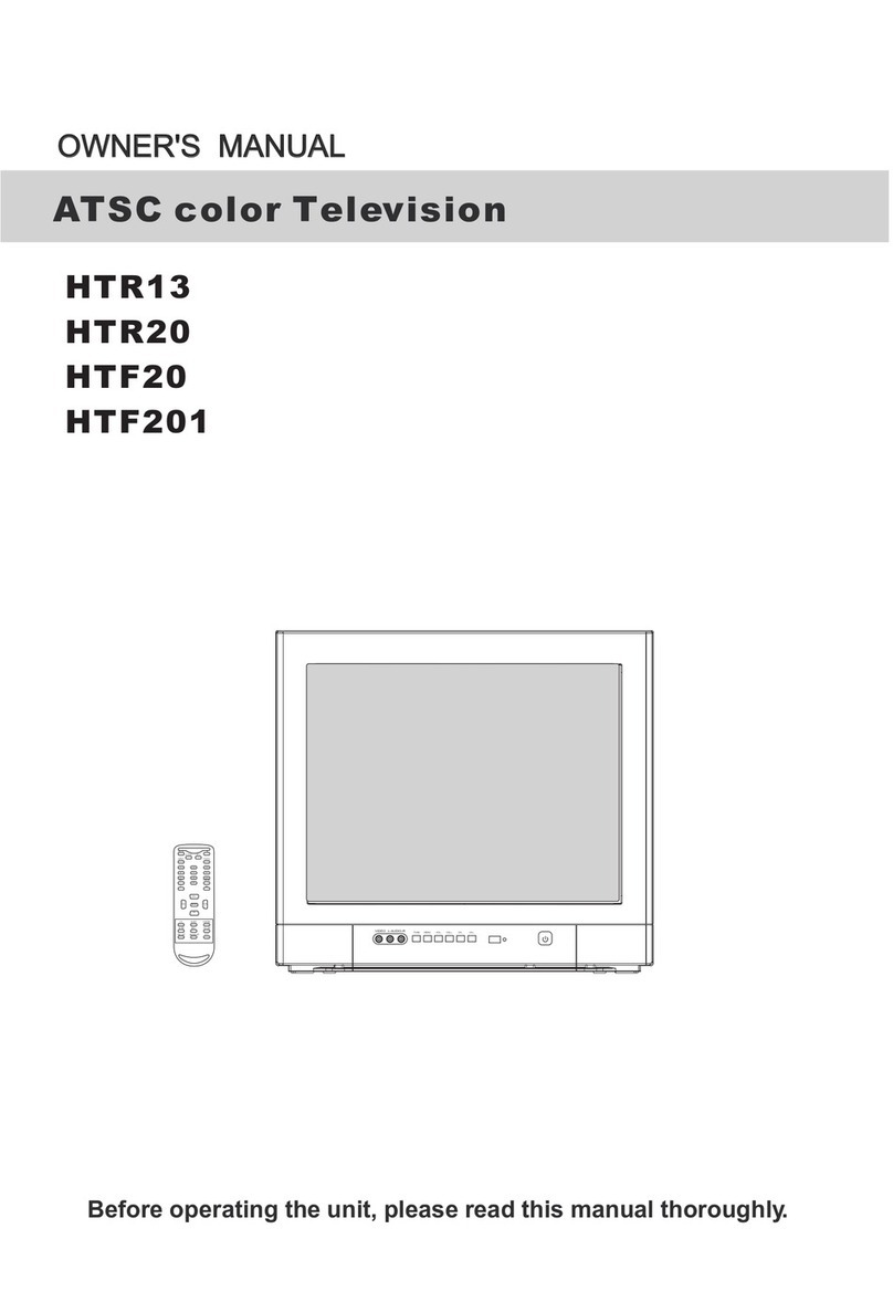 Haier HTF20 - 20" CRT TV User manual