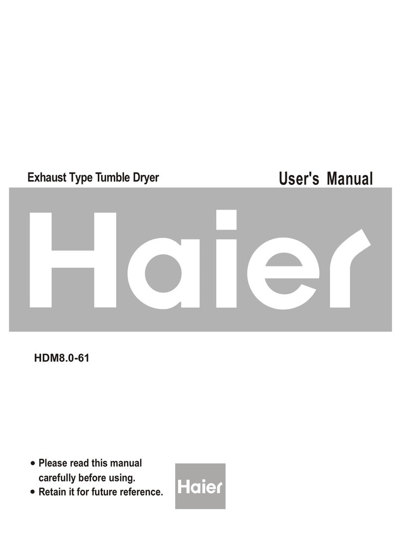Haier HDM8.0-61 User manual
