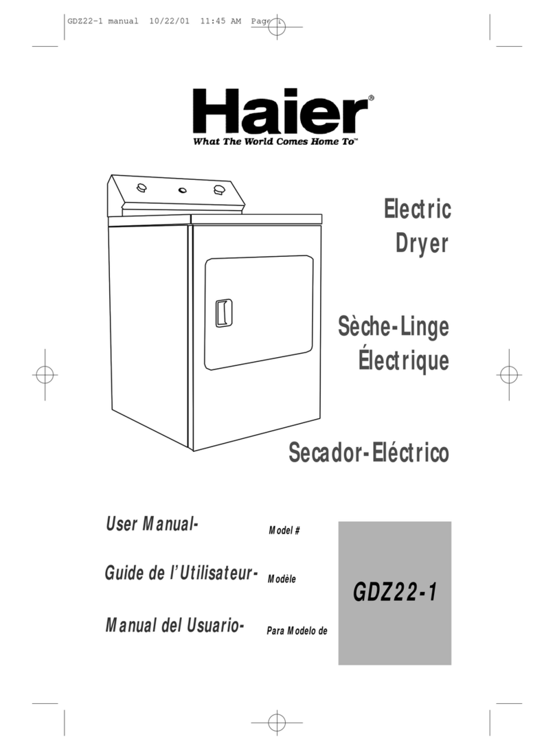 Haier GDZ22-1 User manual