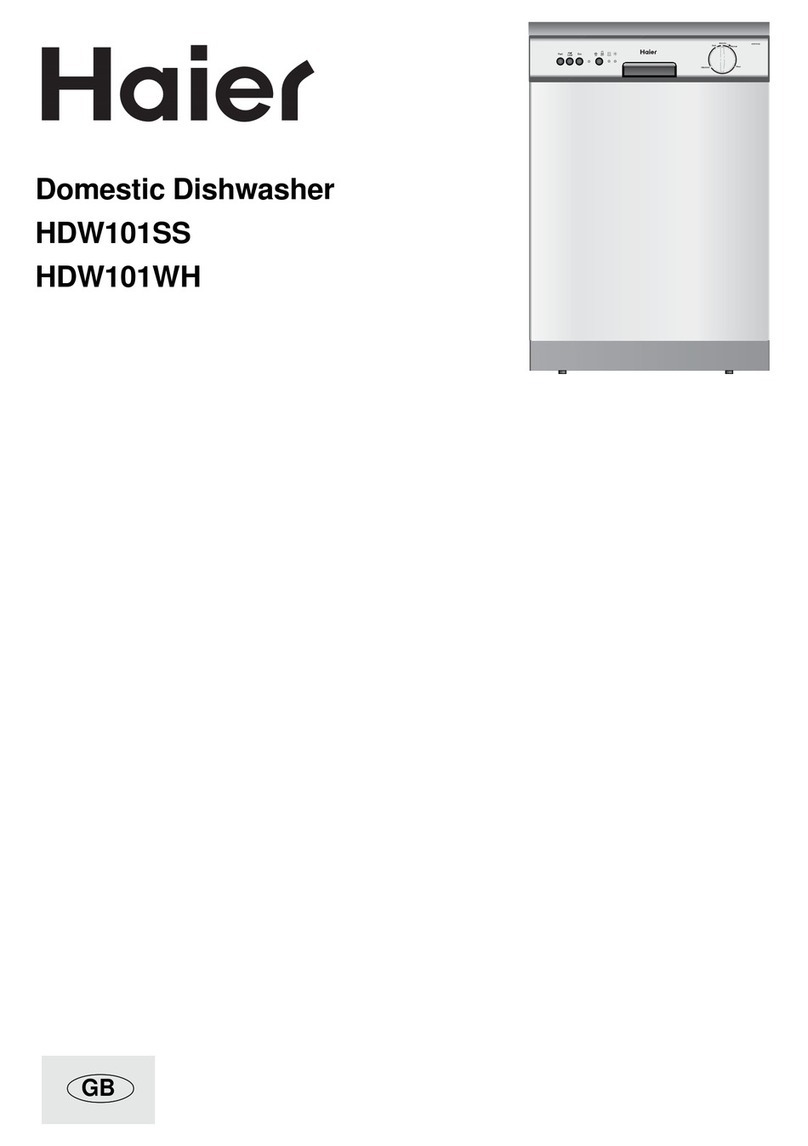 Haier HDW101SS User manual