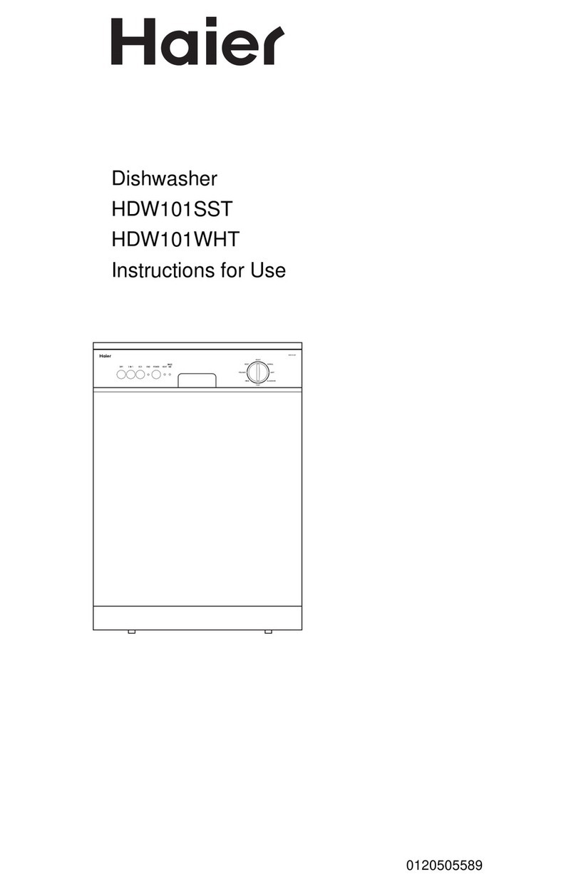 Haier HDW101SST Instructions for use