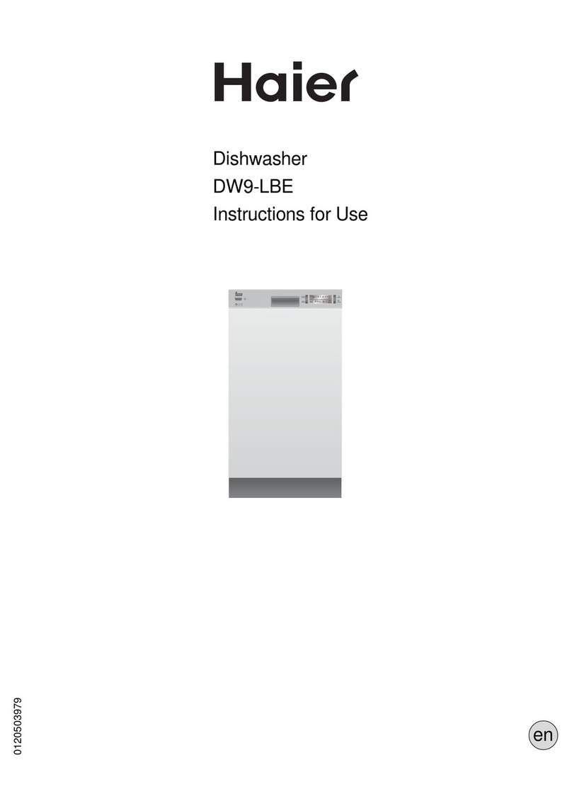Haier DW9-LBE User manual