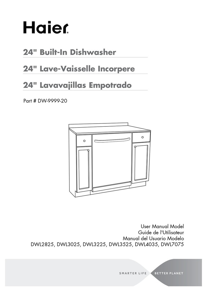 Haier DWL2825 User manual