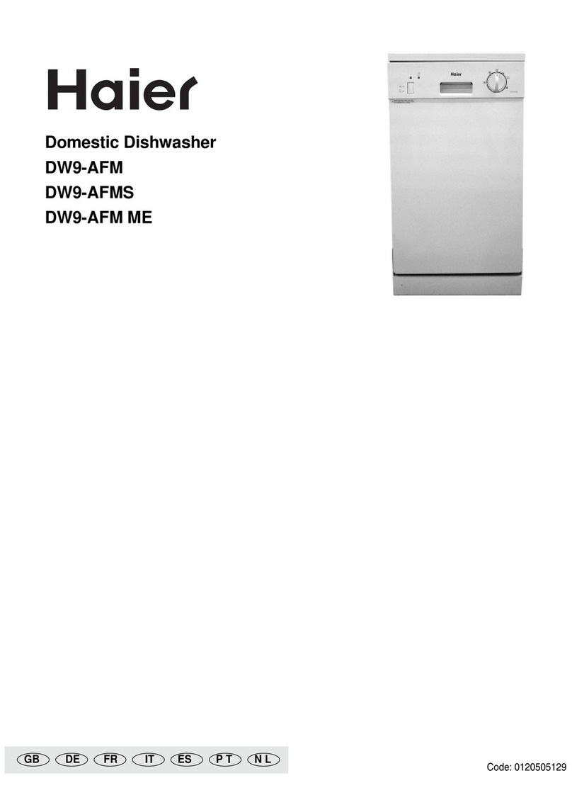 Haier DW9-AFM ME owner's manual
