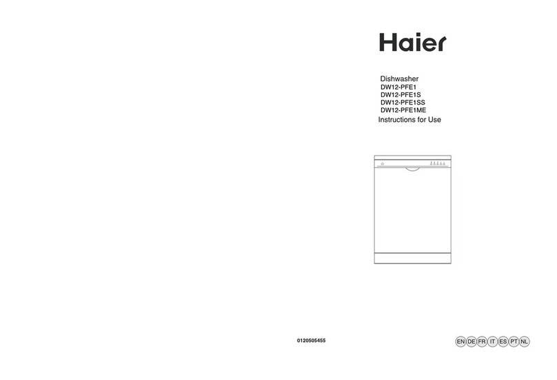Haier DW12-PE1ME User manual