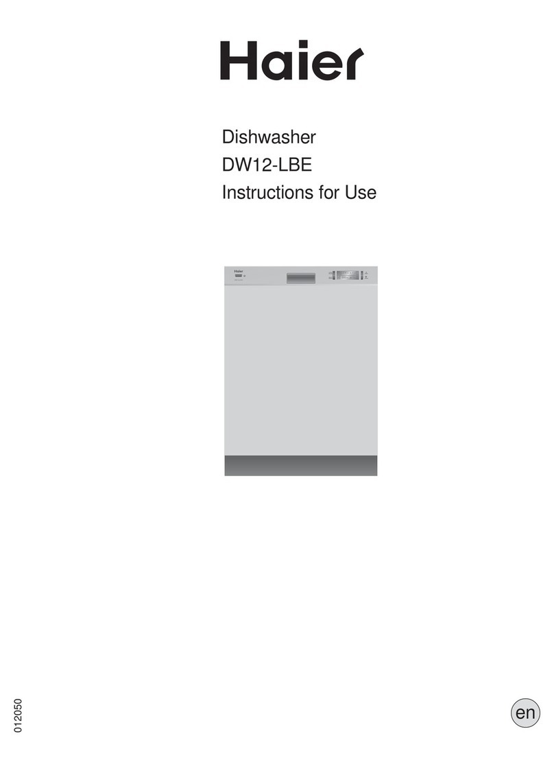 Haier DW12-LBE User manual