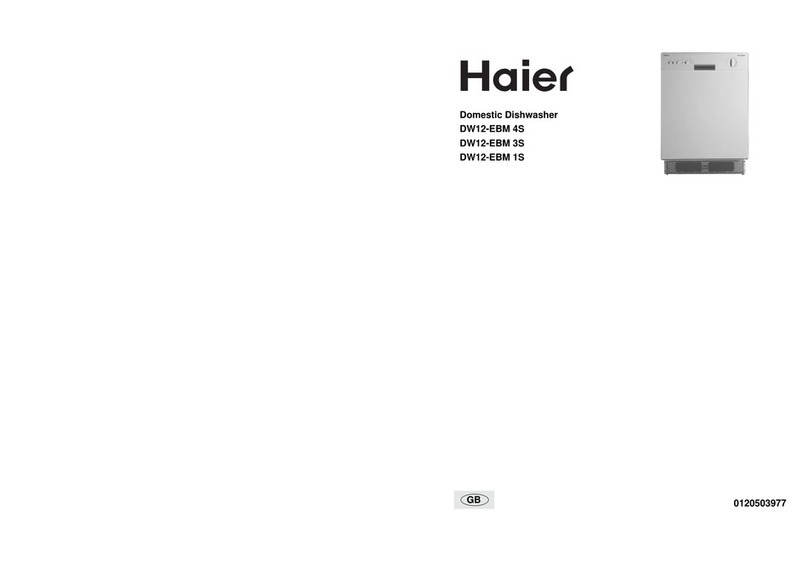 Haier DW12-EBM 1S User manual