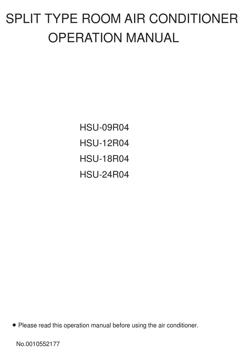 Haier HSU-09R04, HSU-12R04, HSU-18R04, HSU-24R04 User manual