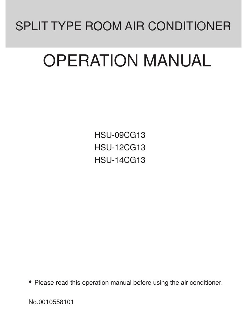 Haier HSU-09CG13 User manual Haier HSU-09CG13 User manual