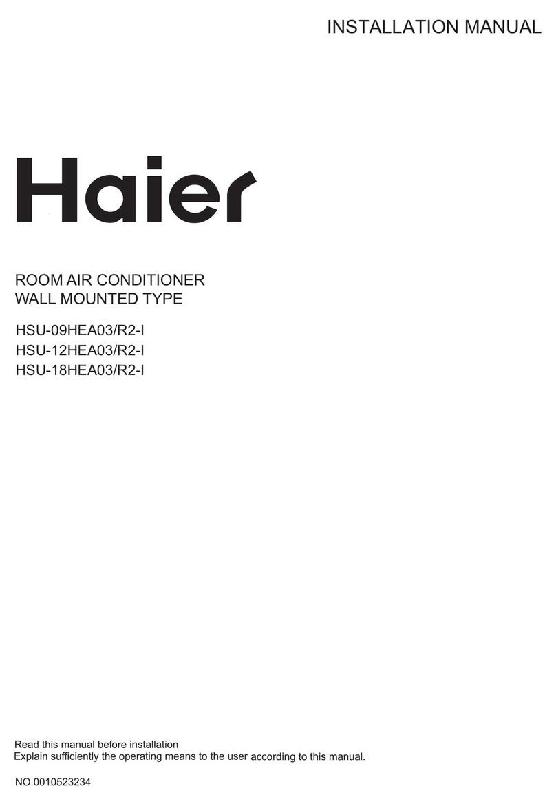 Haier HSU-09HEA03-R2-I User manual