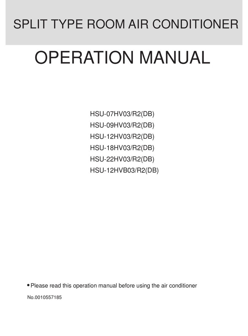 Haier HSU-07HV03, HSU-09HV03, HSU-12 User manual