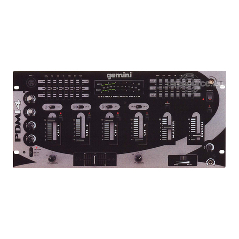 Gemini PDM-14 User manual