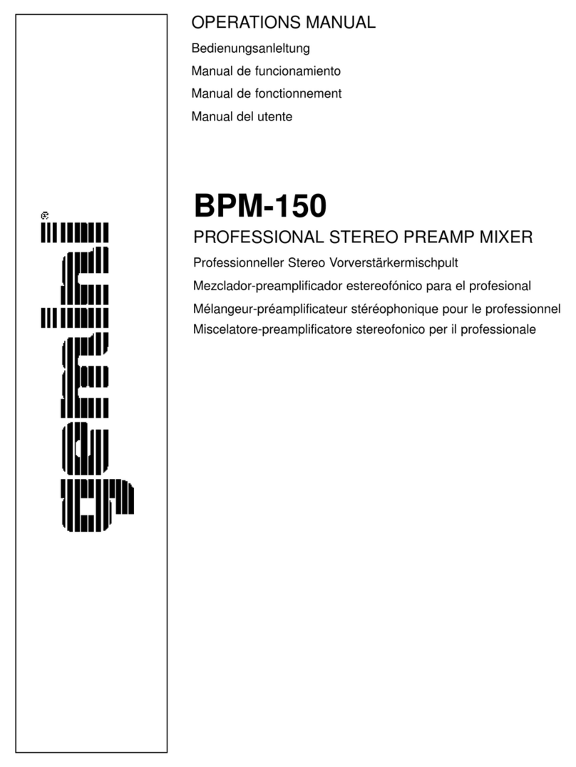 Gemini BPM-150 Operation manual