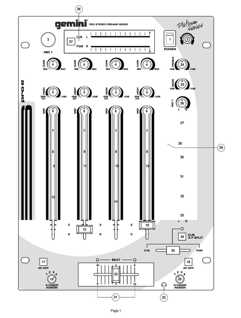 Gemini PS-646 PRO2 User manual
