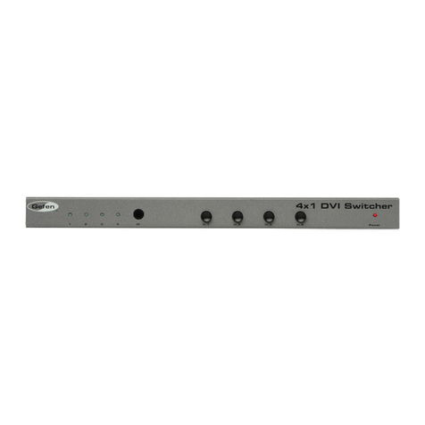 Gefen 4x1 DVI Switcher user manual Gefen 4x1 DVI Switcher user manual