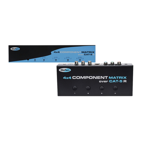 Gefen EXT-COMPAUD-CAT5-444 User manual
