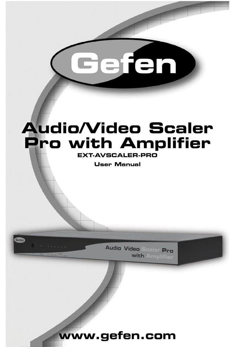 Gefen EXT-AVSCALER-PRO user manual
