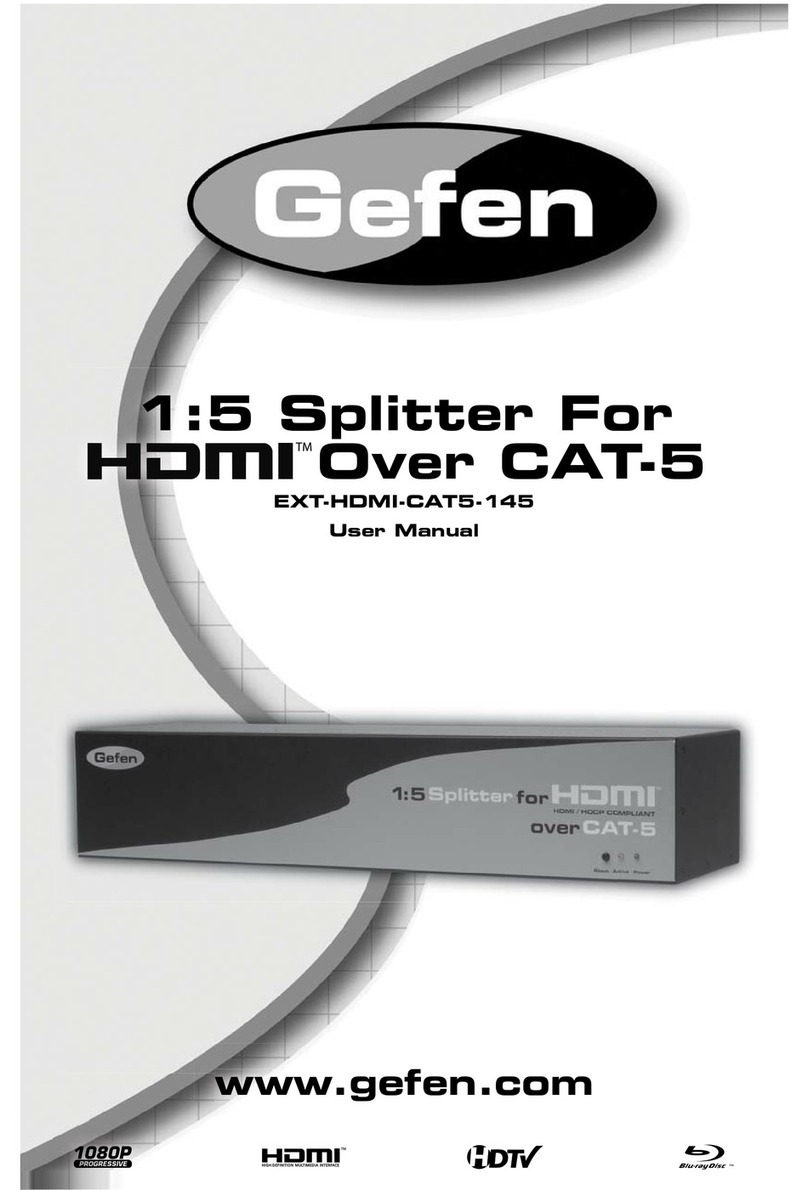 Gefen EXT-HDMI-CAT5-145 User manual