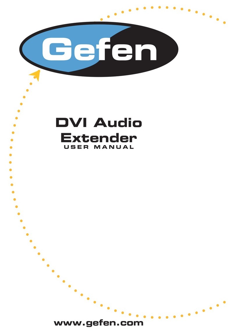 Gefen DVI Audio Extender user manual