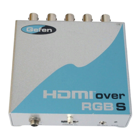 Gefen HDMI EXT-HDMI-5BNC user manual Gefen HDMI EXT-HDMI-5BNC user manual